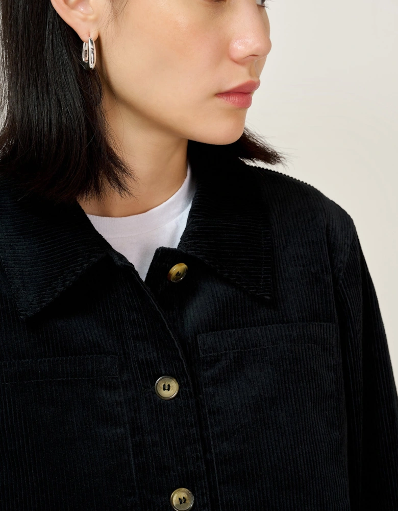 Millie Cord Jacket in Black