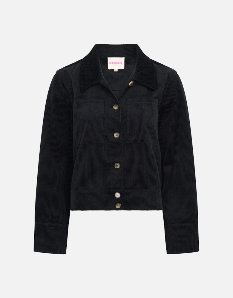 Millie Cord Jacket in Black