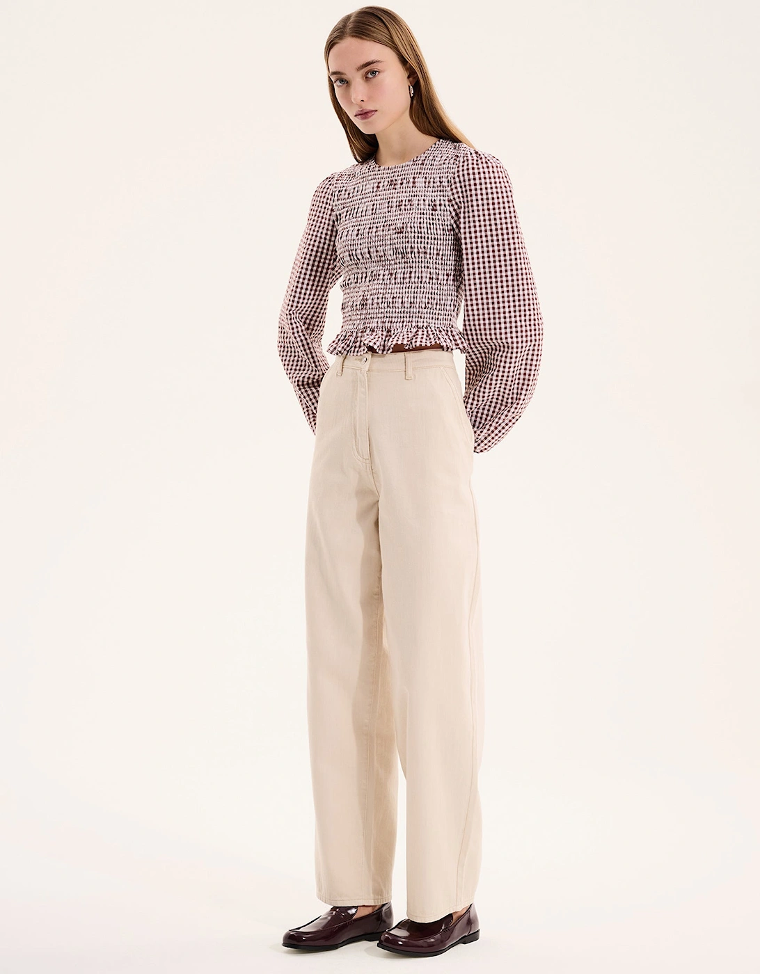 Kaloppe Top in Brown