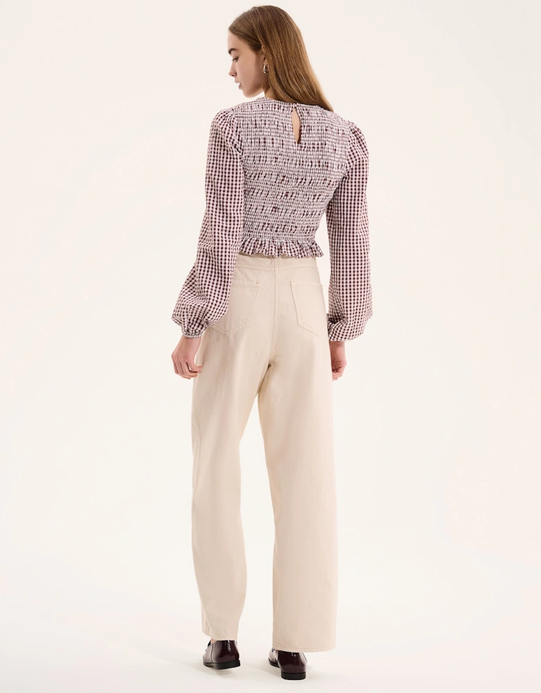 Kaloppe Top in Brown