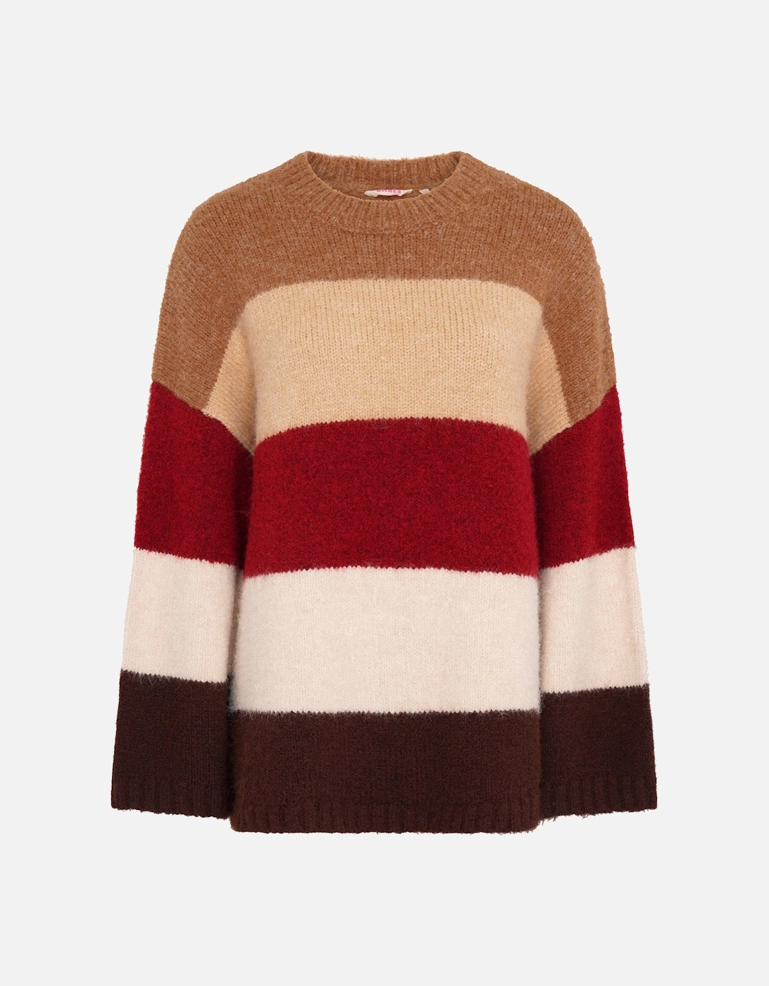STUDIO Constance Stripe Jumper in Brown