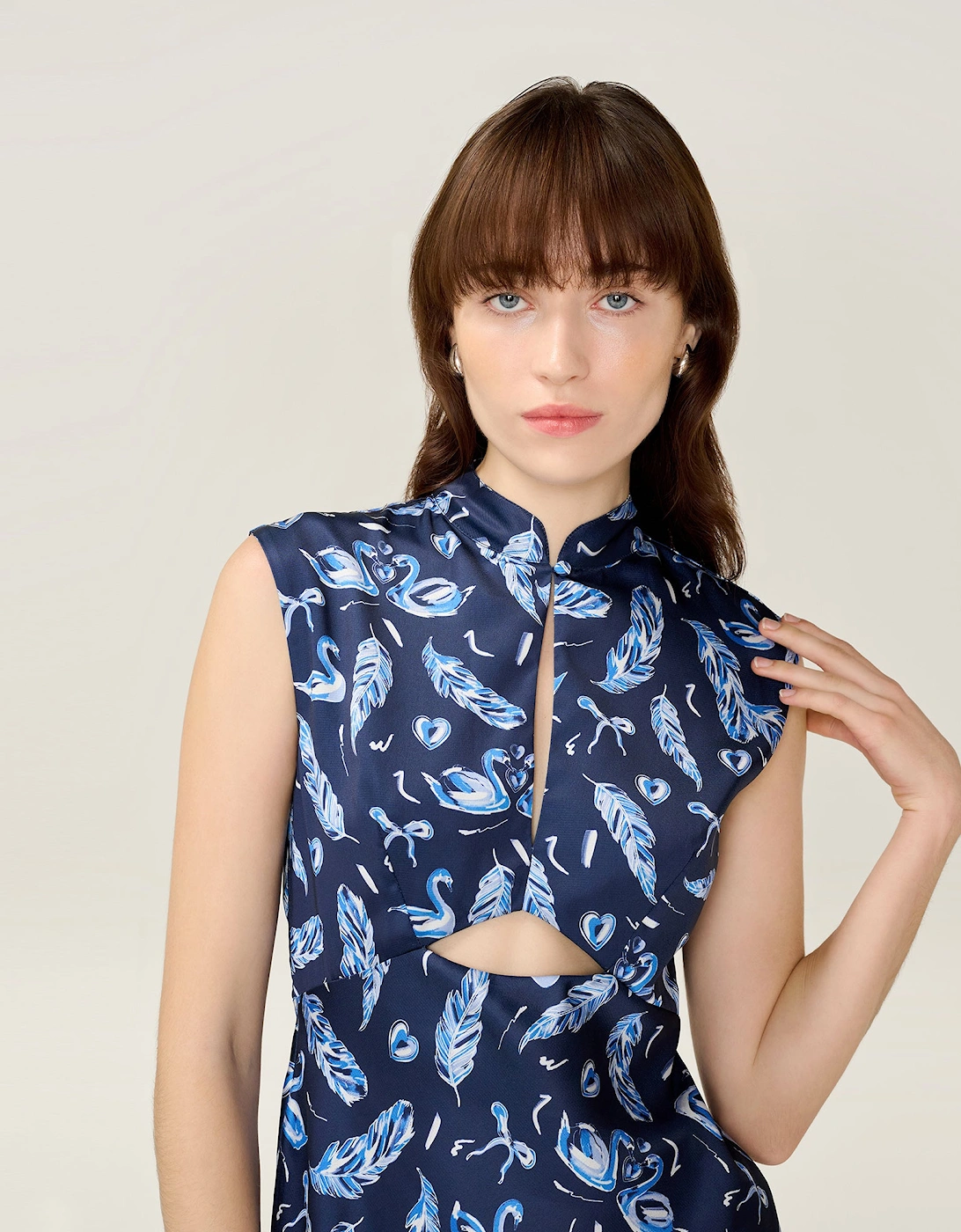 Candice Dress in Navy