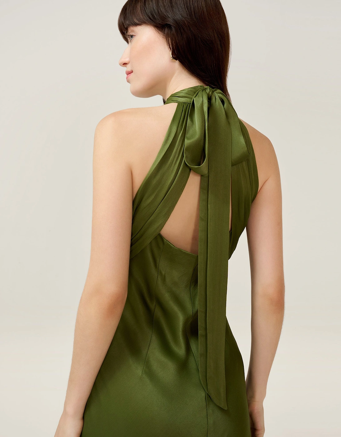 Milos Dress in Pear Green