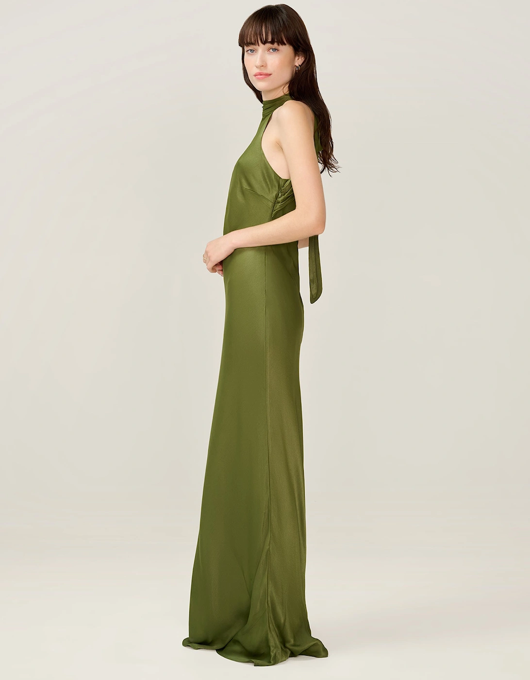 Milos Dress in Pear Green