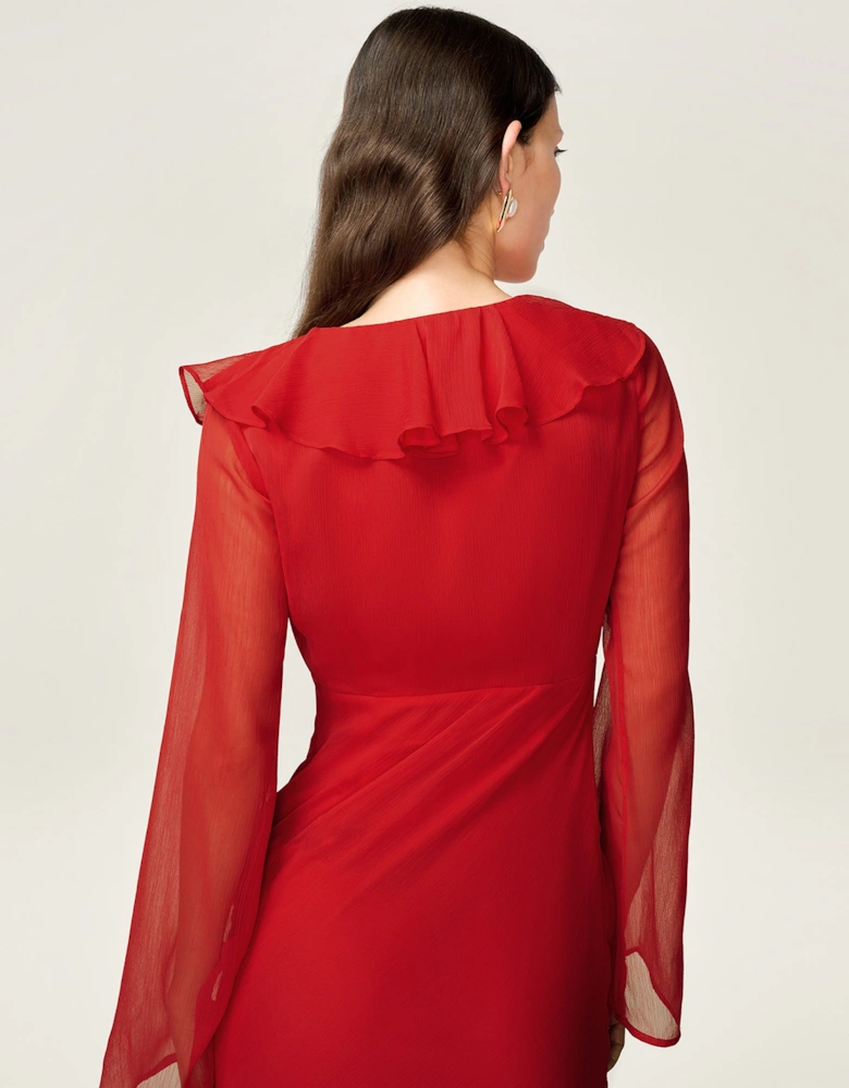 Yvette Dress in Barbados Cherry