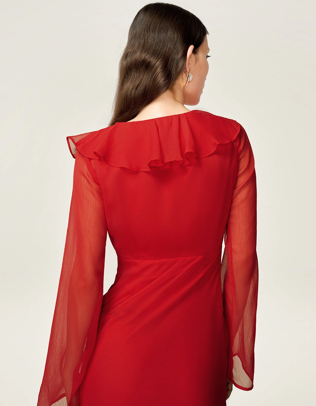 Yvette Dress in Barbados Cherry