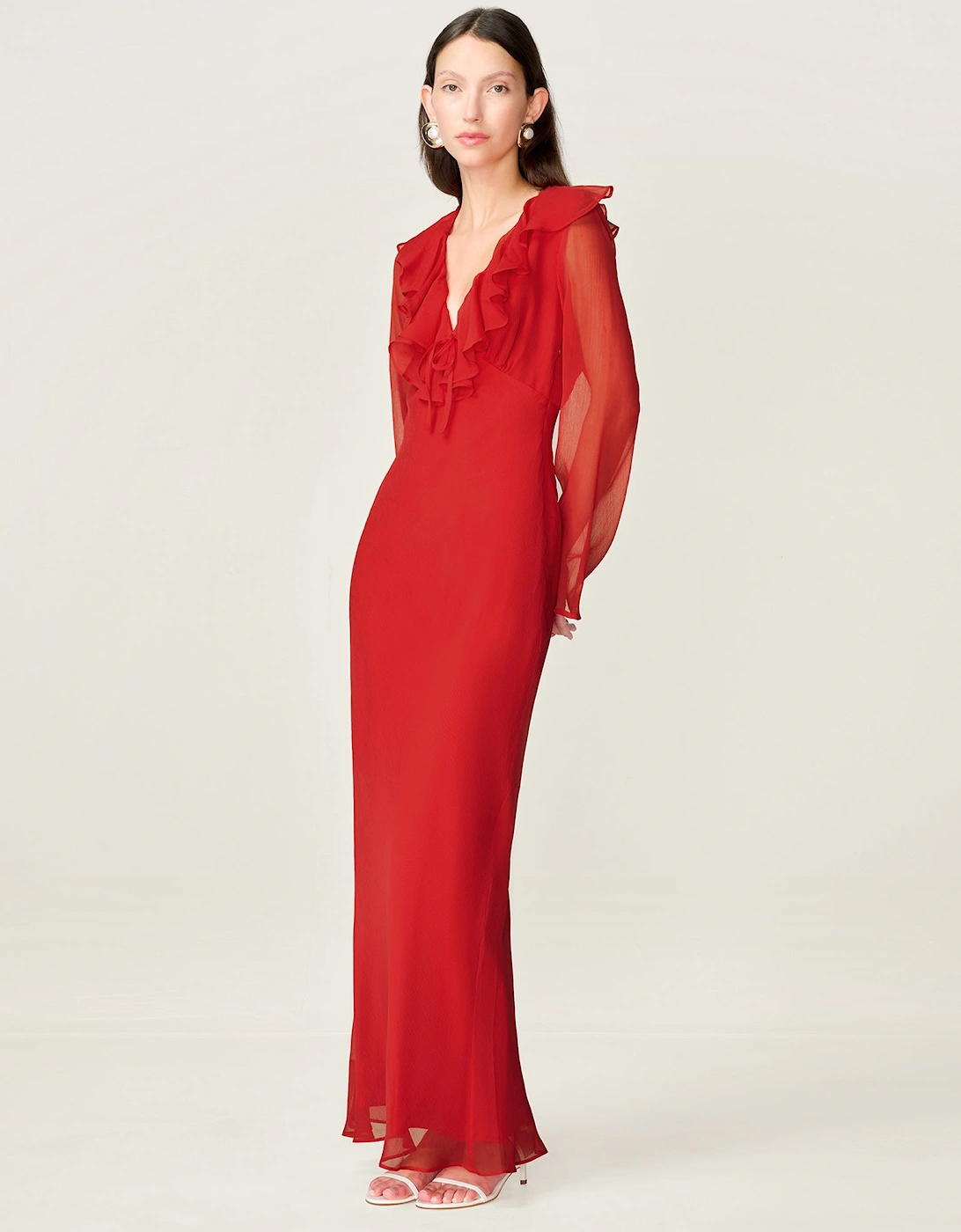 Yvette Dress in Barbados Cherry, 8 of 7