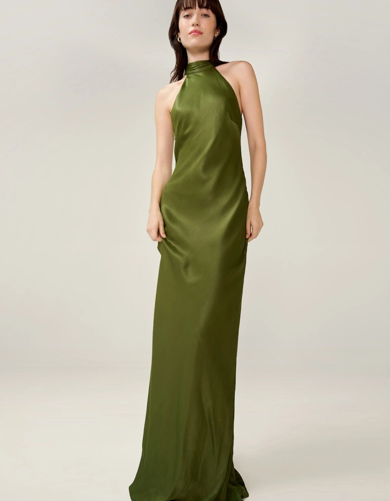 Milos Dress in Pear Green
