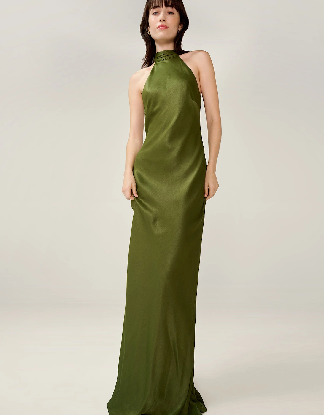 Milos Dress in Pear Green