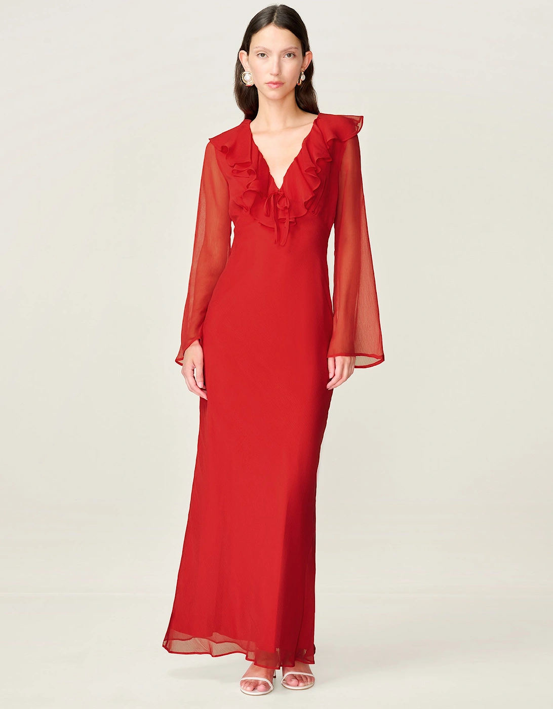 Yvette Dress in Barbados Cherry