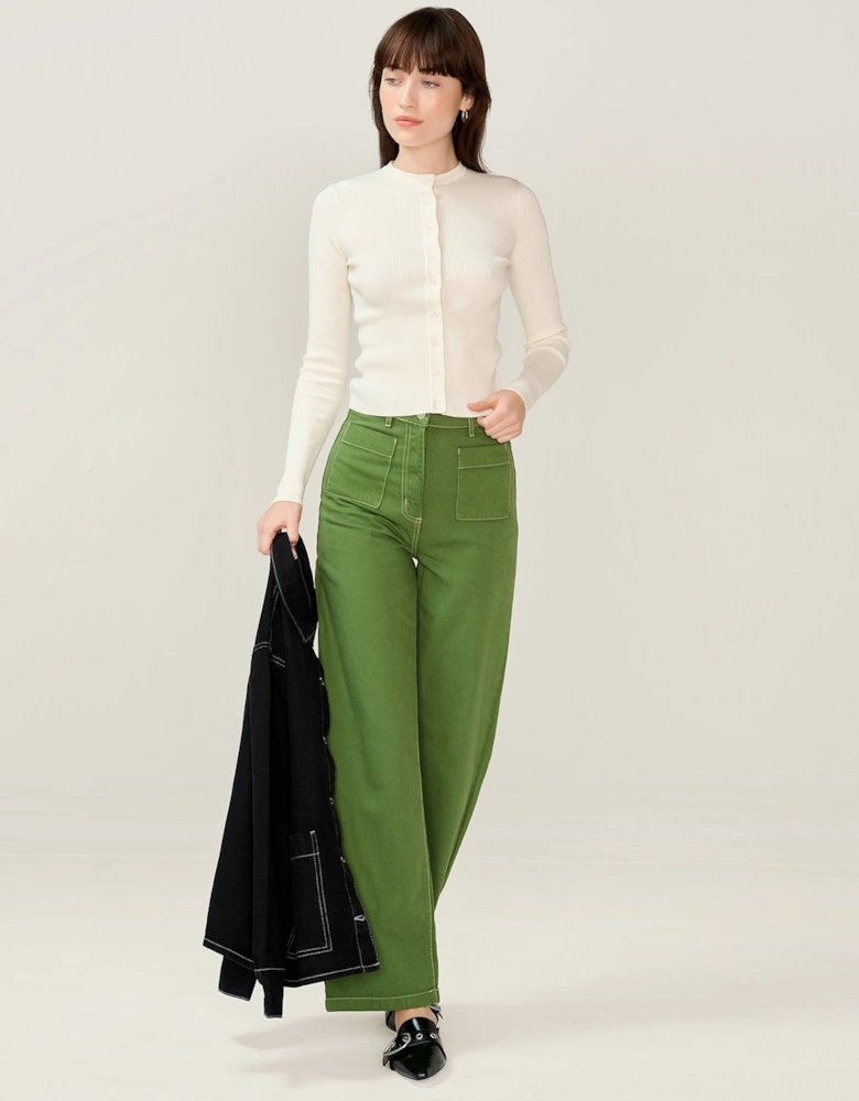 Orielle Jean in Khaki