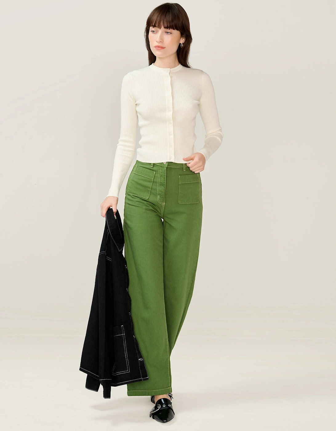 Orielle Jean in Khaki