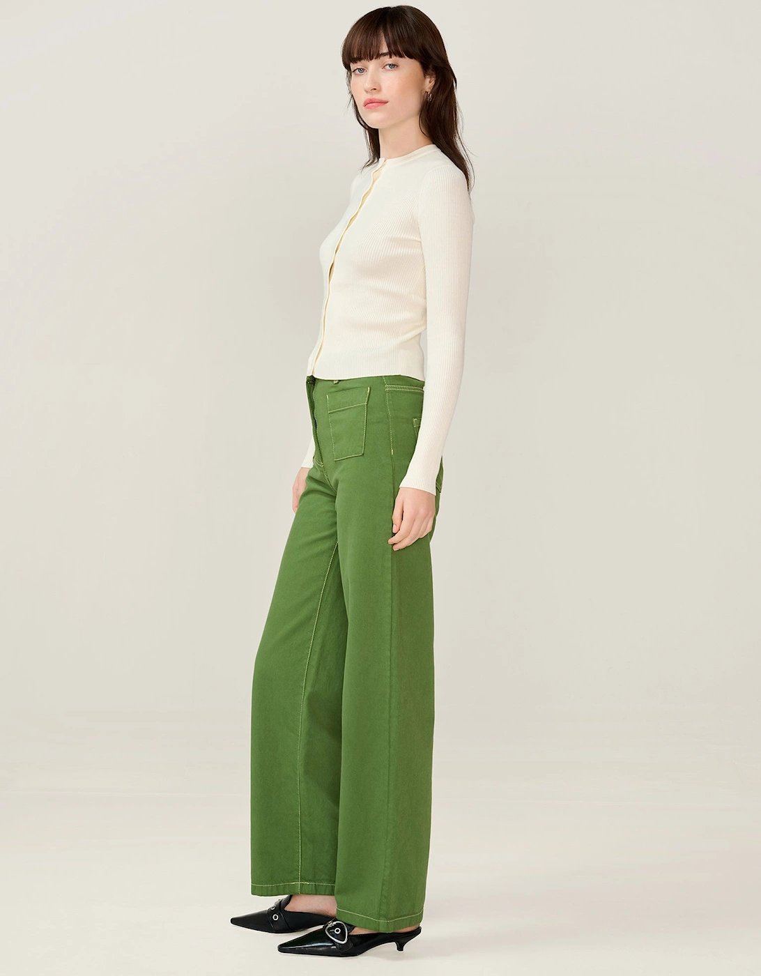 Orielle Jean in Khaki