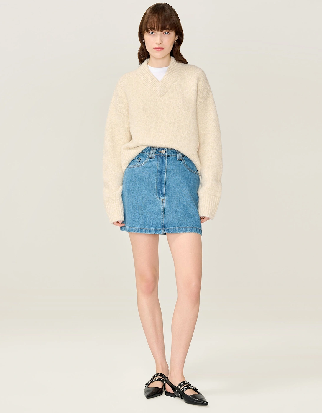 Ottie Bow Skirt in Midwash, 6 of 5