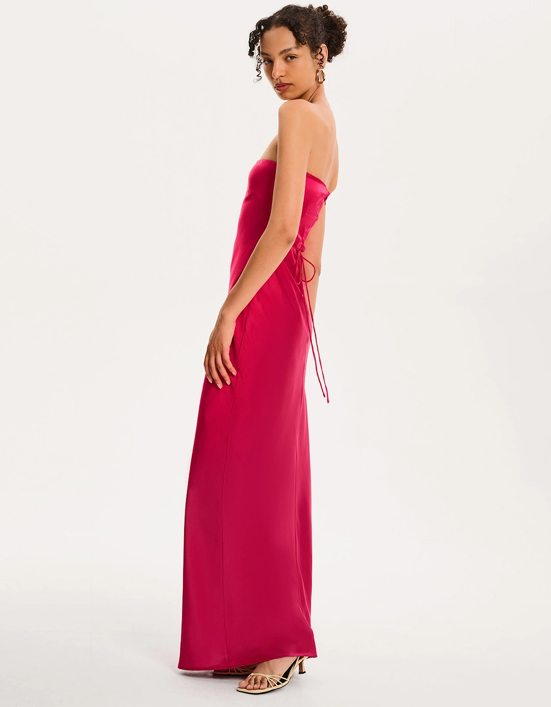 Amdra Maxi Dress in Magenta