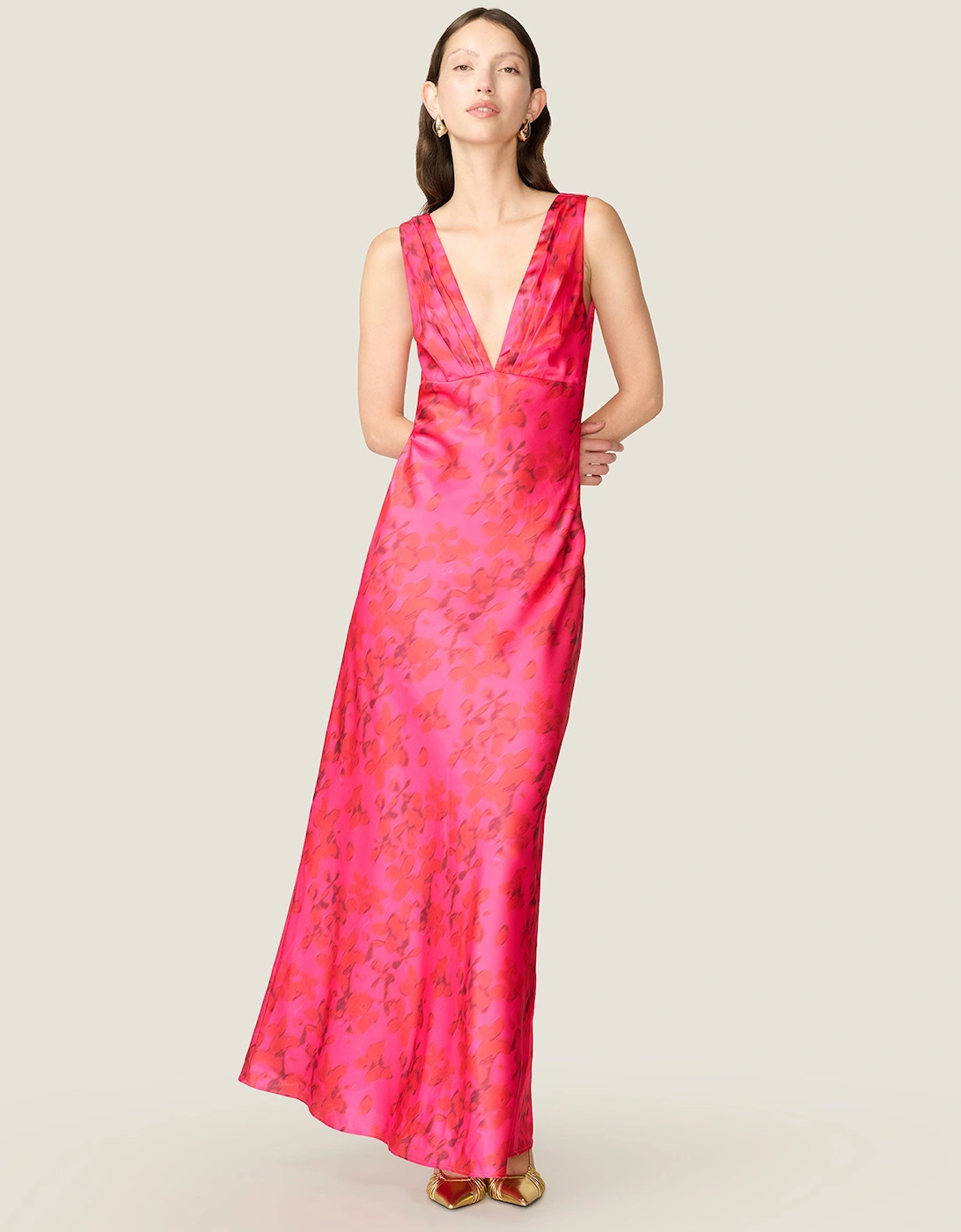 Omnes Women's Casey Dress in Hazy Petal Print - Pink - Size: 10