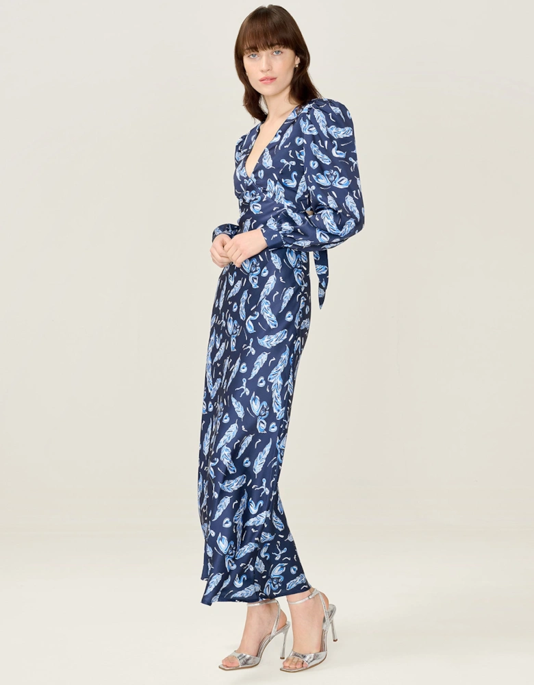 Francoise Dress in Swan Print