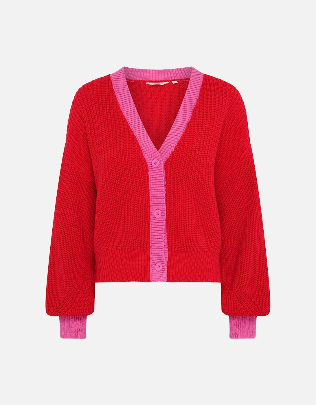 Hopper Cardigan in Red