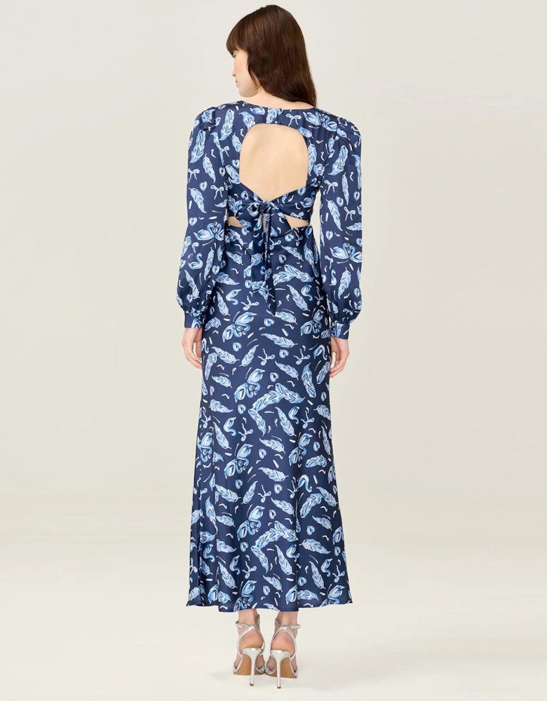 Francoise Dress in Swan Print