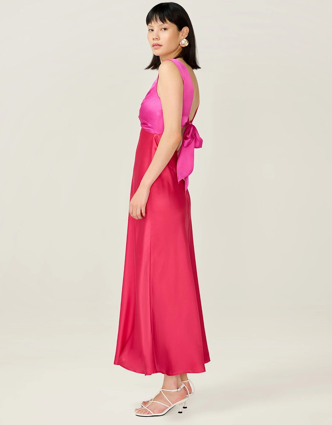 Maggy Dress in Pink and Red