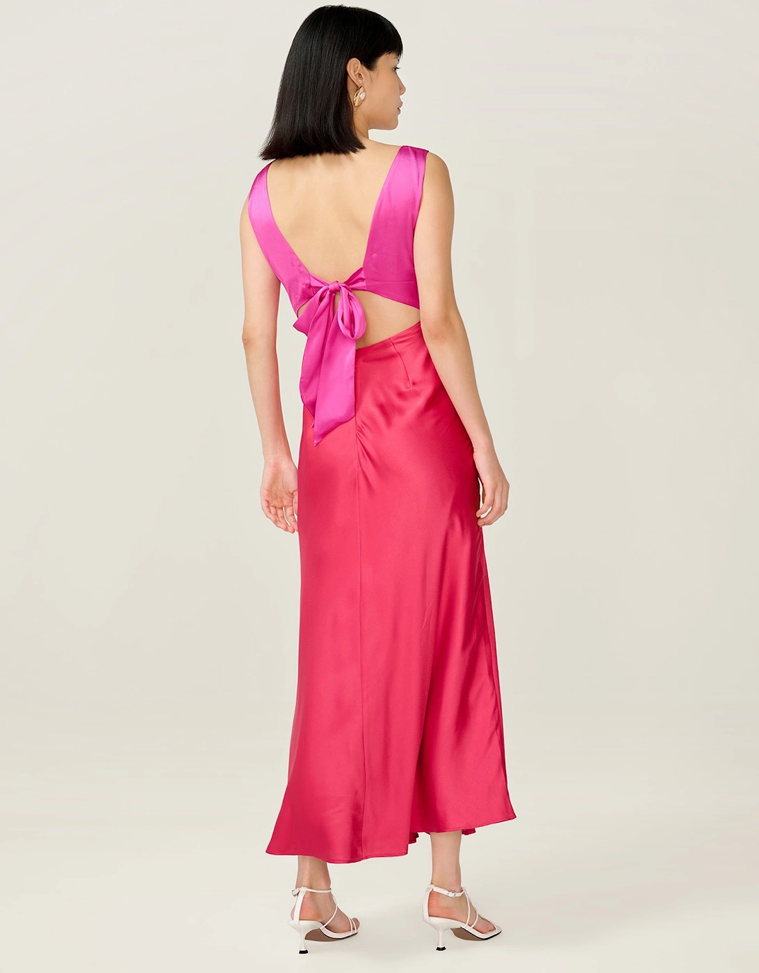 Maggy Dress in Pink and Red