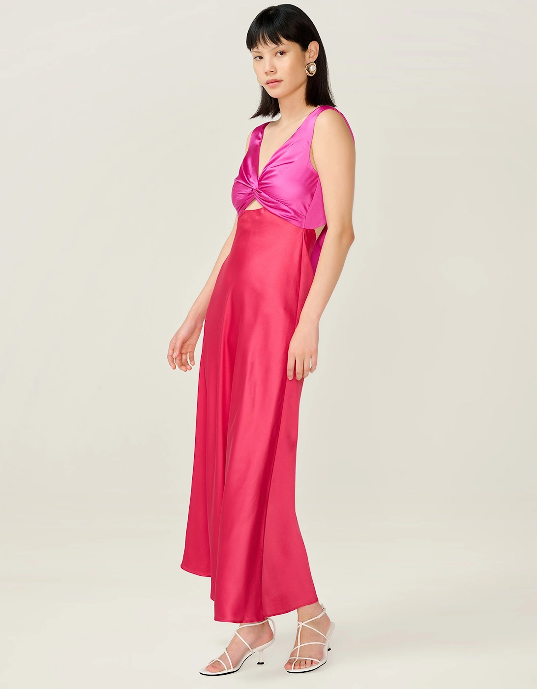 Maggy Dress in Pink and Red