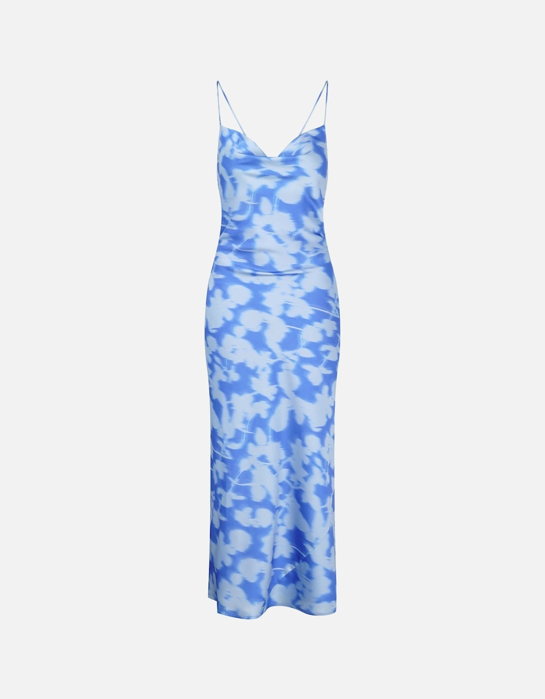 Riviera Midi Dress in Blurred Floral