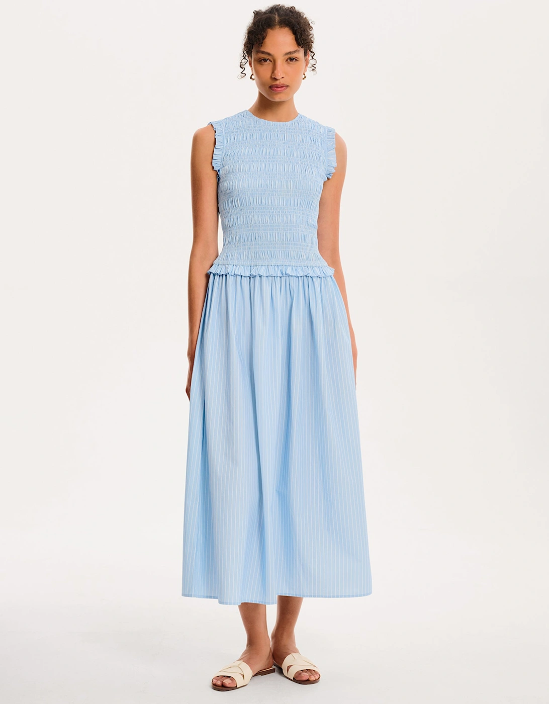 Blaire Dress in Light Blue