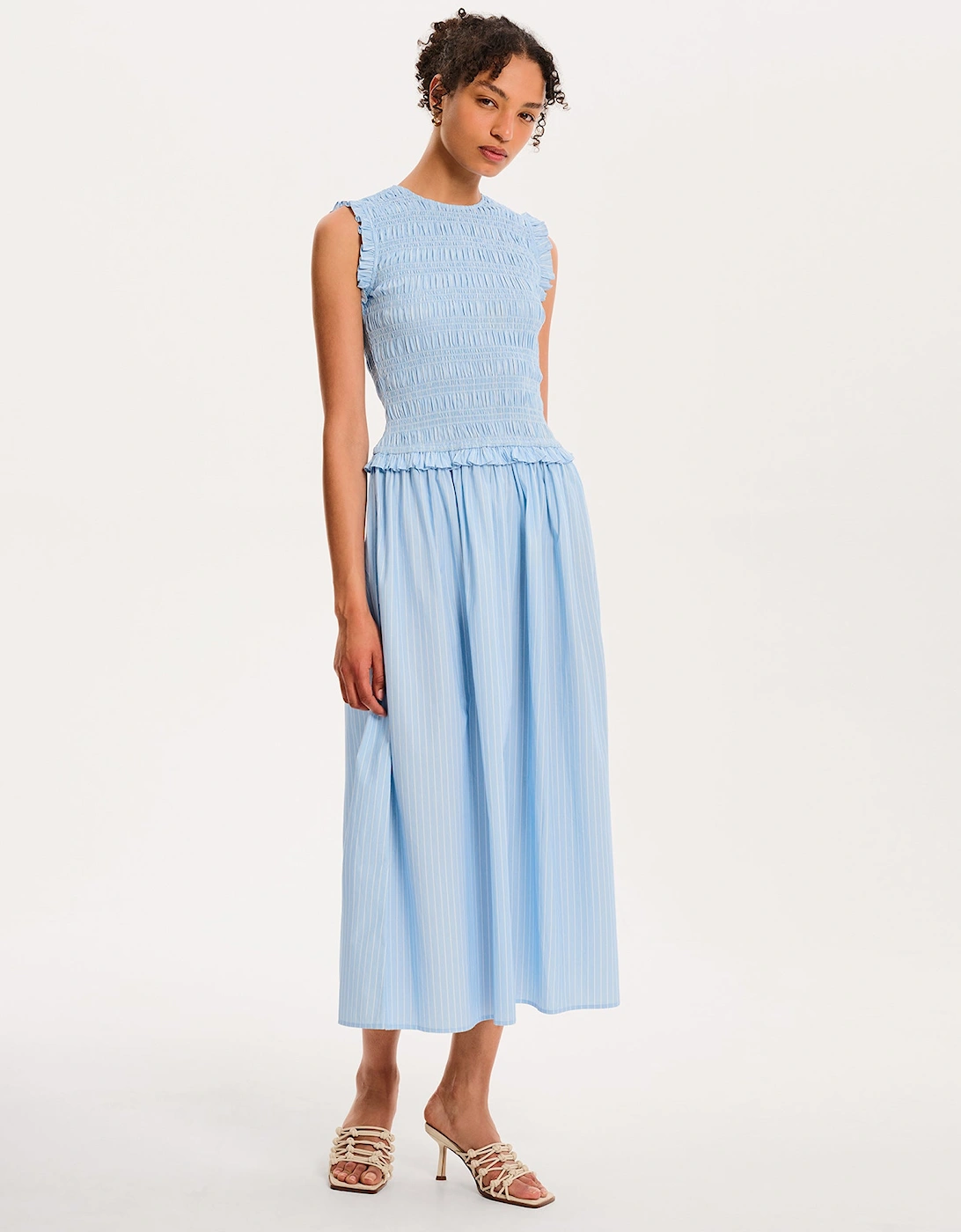 Omnes Women's Blaire Dress in Light Blue - Size: 18