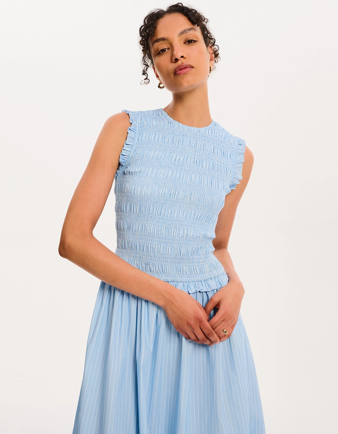 Blaire Dress in Light Blue