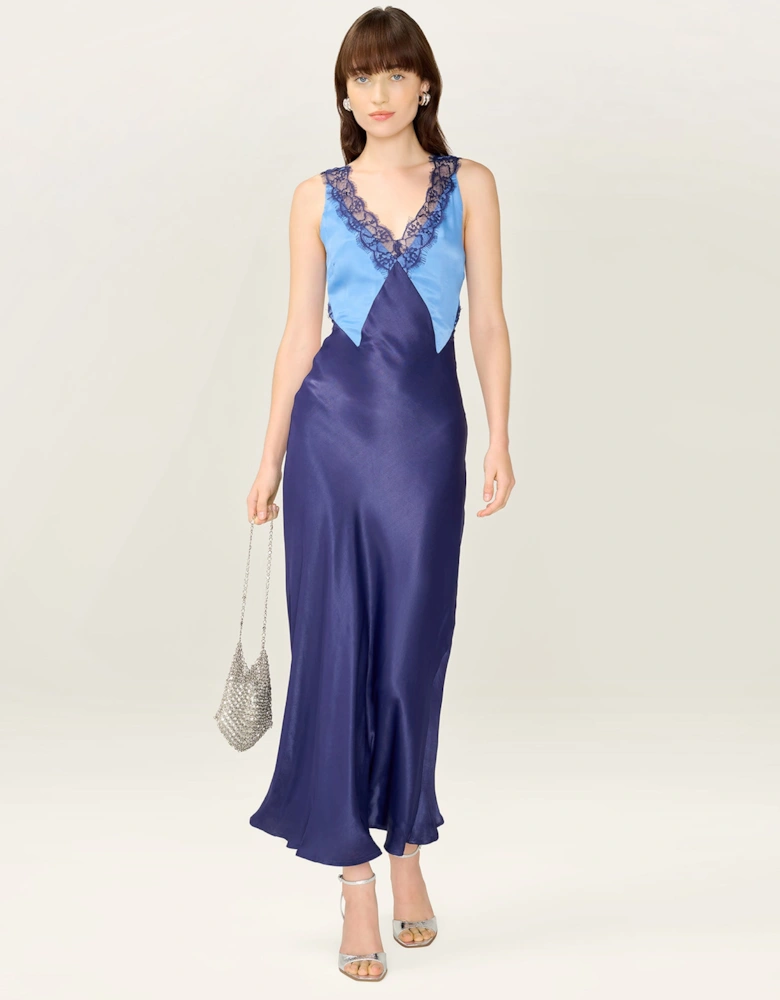 Caroline Dress in Patriot Blue