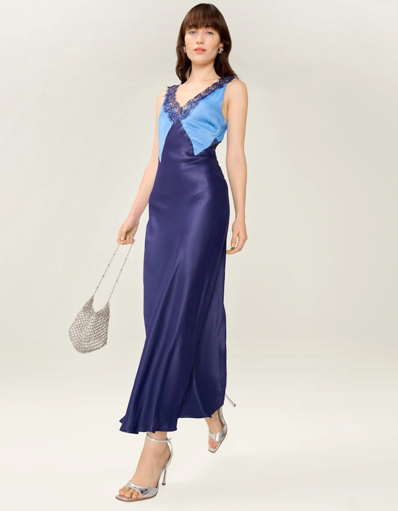 Caroline Dress in Patriot Blue