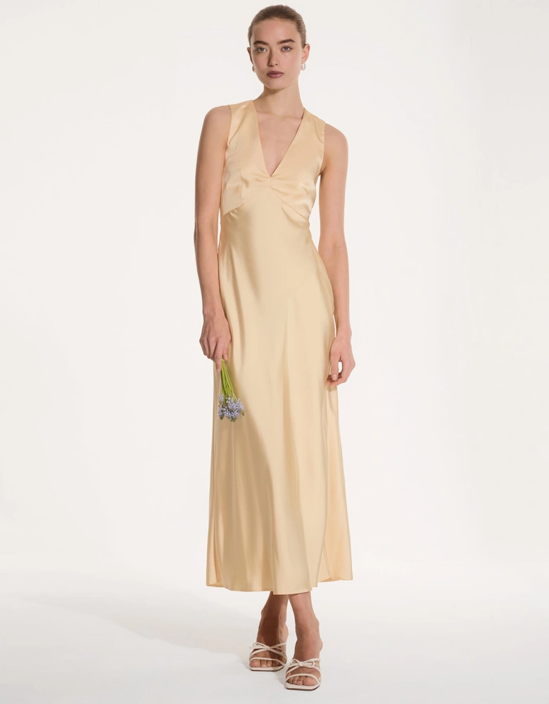 Nova Dress in Vintage Yellow