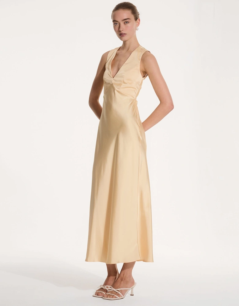 Nova Dress in Vintage Yellow