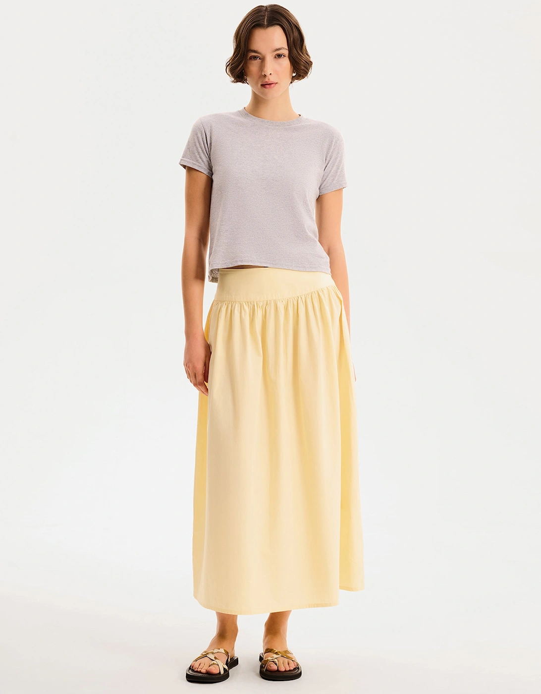 Darcie Skirt in Butter Yellow