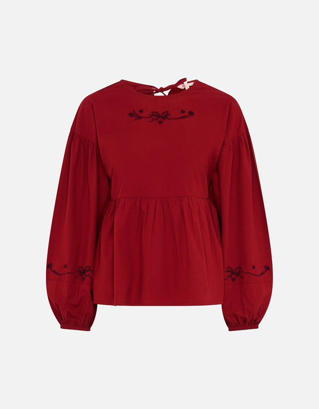 Elma Blouse in Merlot