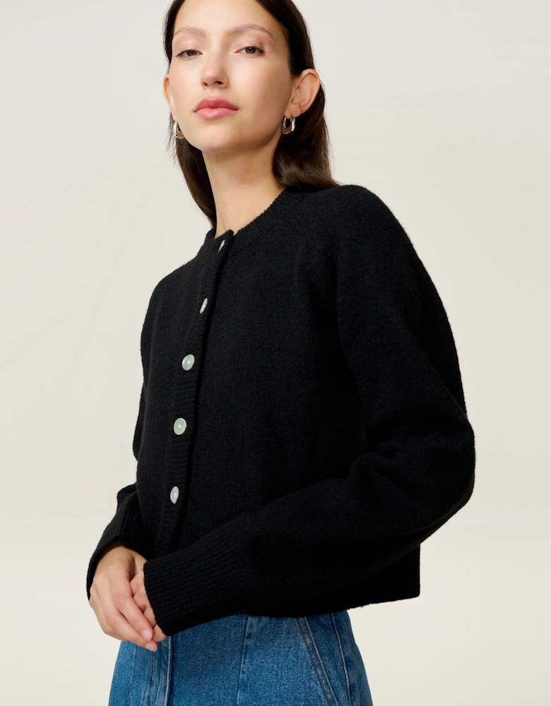 August Cardigan in Black