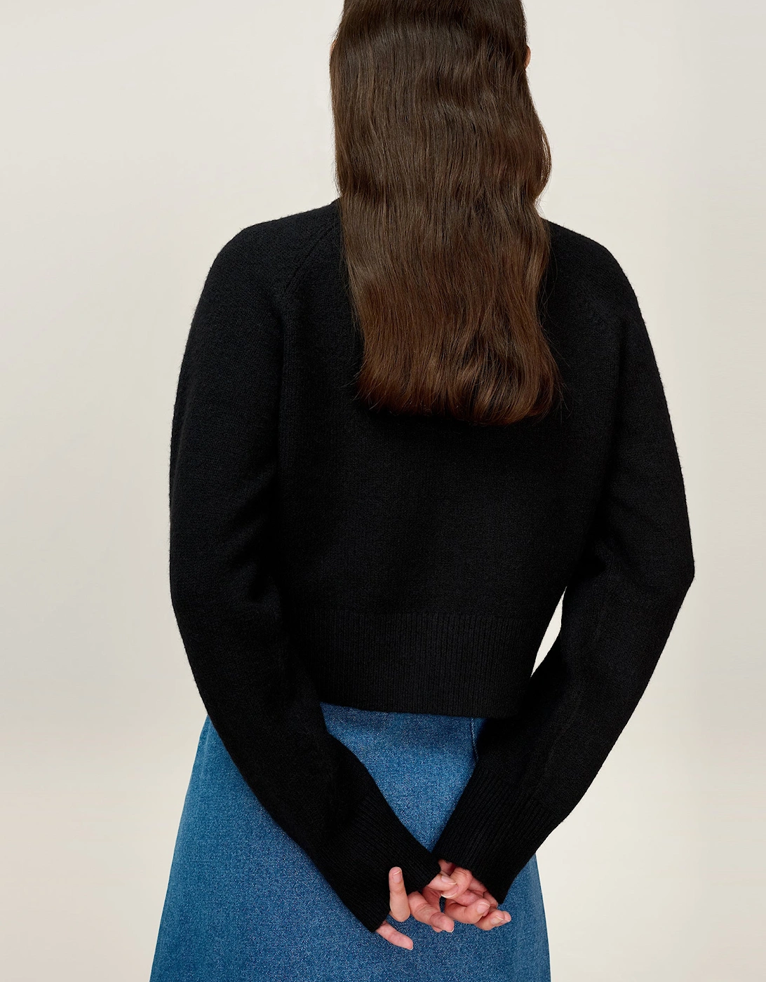 August Cardigan in Black