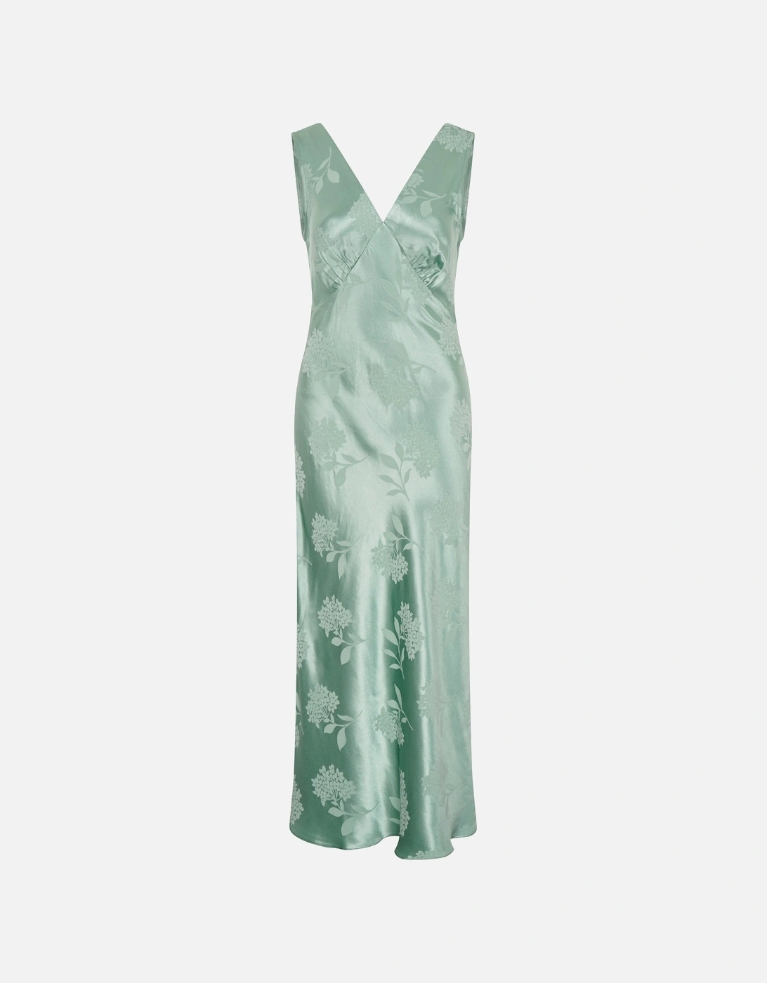 Iris Jacquard Dress in Sage