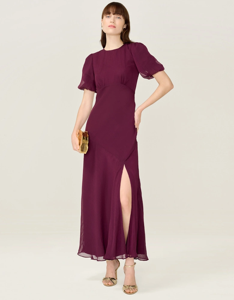 Nola Dress in Merlot
