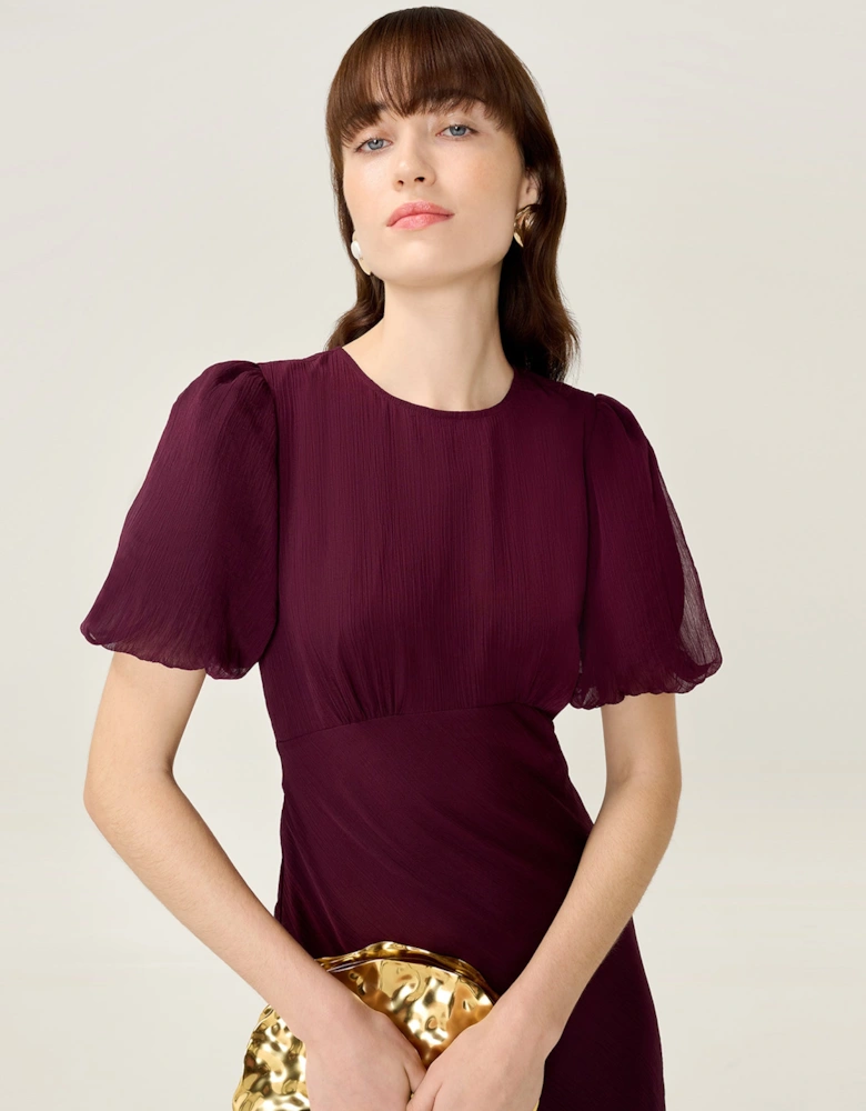 Nola Dress in Merlot