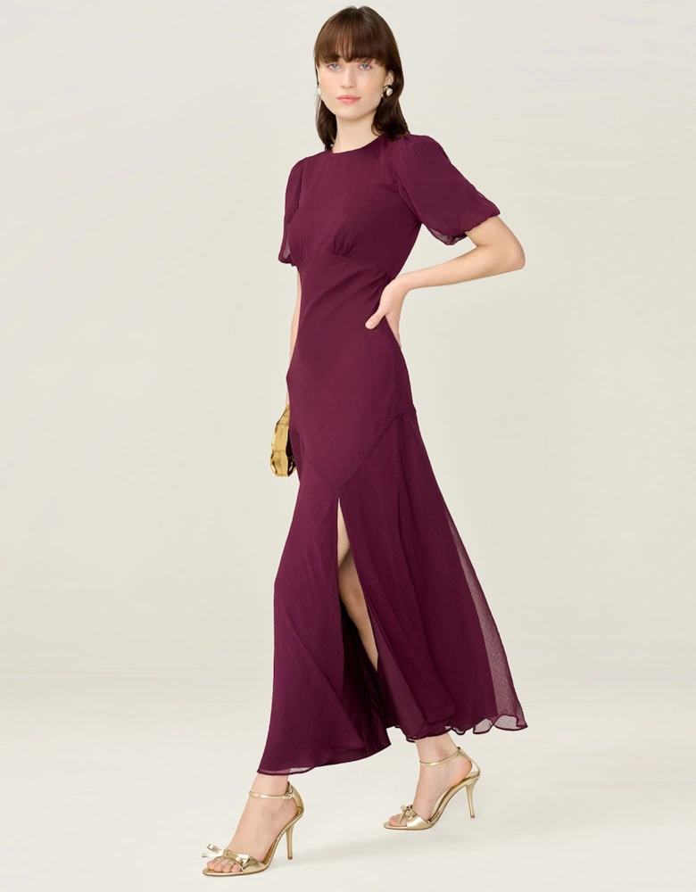 Nola Dress in Merlot