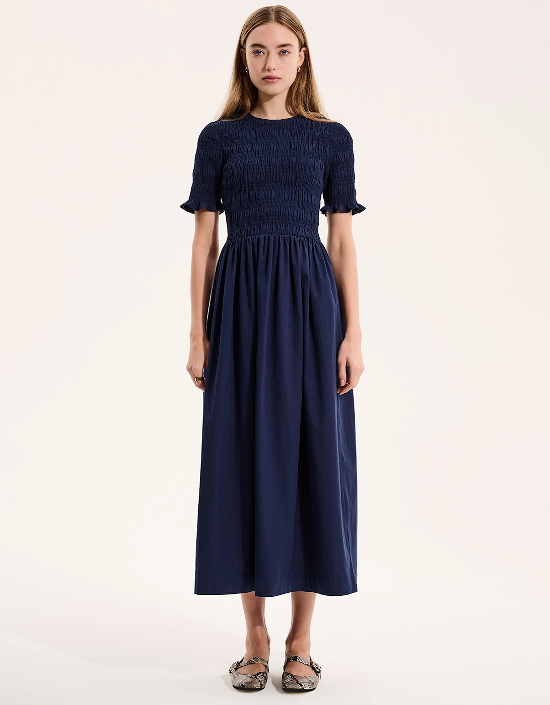 Becky Dress in Navy