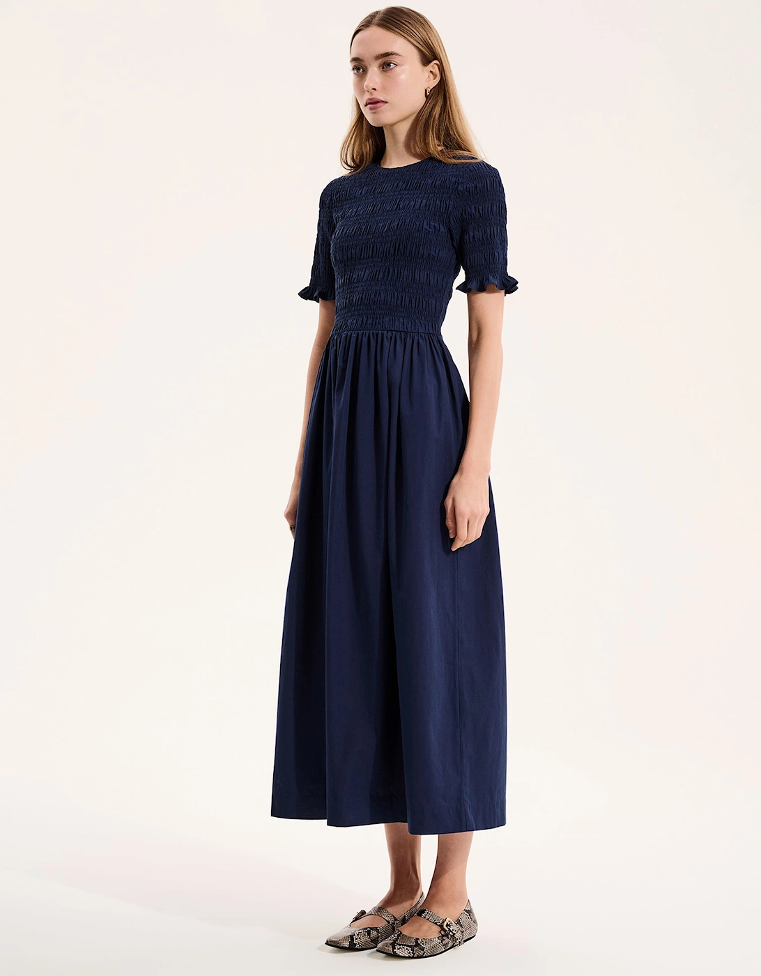 Becky Dress in Navy