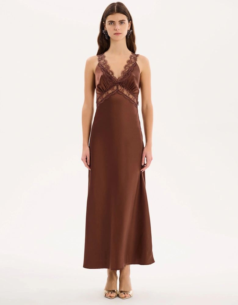 Aurelia Dress in Chocolate