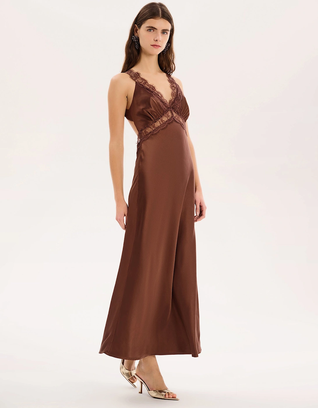 Aurelia Dress in Chocolate