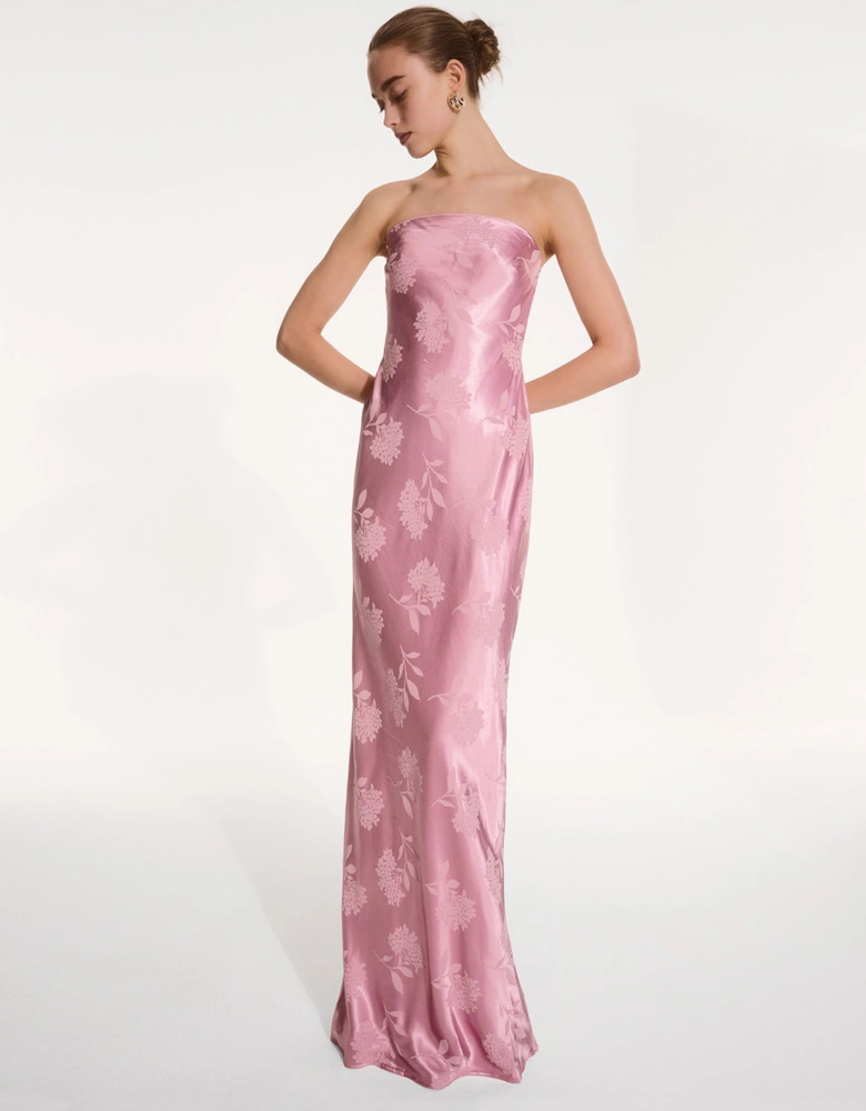 Amdra Maxi Dress in Vintage Pink