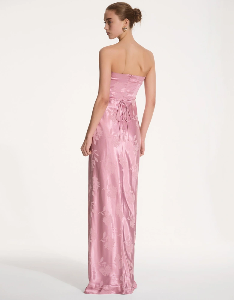Amdra Maxi Dress in Vintage Pink