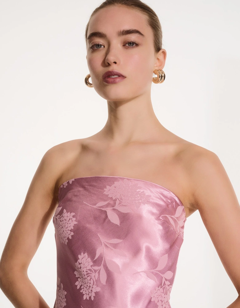 Amdra Maxi Dress in Vintage Pink