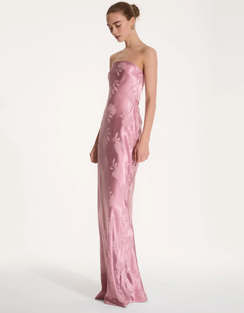 Amdra Maxi Dress in Vintage Pink
